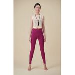YOGA FLOW Burn Out Tank ( S ) - 圓領短版燒花罩衫 - 茱萸粉 Salmon, , large