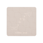 【Monster】 Soft Diatomaceous Earth Absorbent Coaster – Floral Tile Series (10x10cm) – 2D Playful, , large