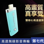 【七代青綠款】全自動HappyProc高速雙核無線影音傳輸器(附4大好禮), , large