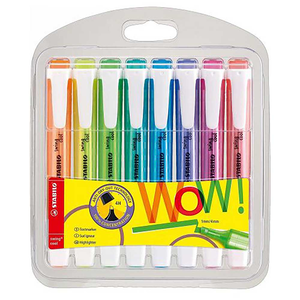 STABILO 德國 思筆樂 swing cool 樂酷螢光筆 8色組/盒 ST275/8-3