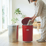 【this-this】日本渡邊金屬｜OBAKETSU 手工製附輪垃圾桶 42L, , large