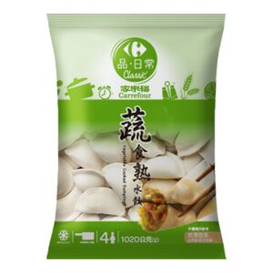 家樂福蔬食熟水餃