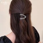 【Gulicc】古莉可 髮夾 馬尾夾 明星同款 新款精緻鑲鑽, , large