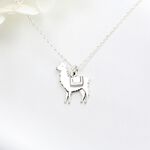【Angel & Me】草泥馬 羊駝 s925純銀動物項鍊 情人節 生日禮盒, , large