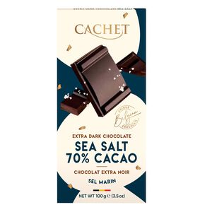 CACHET MILK CHOCOLATE  70SEA SALT