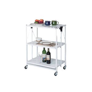 One-touch multi-function 3-tier rack