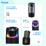 【amuok】H12活性碳車載淨化器 車用空氣清淨機 負離子淨化, , large