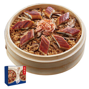 櫻花蝦蒲燒鰻米糕熟品每盒約825克 (無附蒸籠)