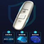 [FANXIANG梵想]外接式指紋加密固態硬碟 USB3.2 Gen2 +Type-C手機電腦兩用 讀速550MB/s適用安卓手機 MAC Windows電腦-F651-128GB, , large