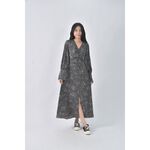 (S) natural beauty basic質感V領灰色洋裝二手衣, , large