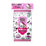 [寶富華]Hello Kitty 交叉網眼布 抑菌柔濕巾 10抽×3包, , large