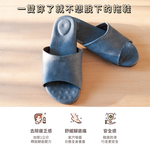 [e鞋院]鞋院釋壓健康機能乳膠拖鞋防滑拖鞋-藍L(27CM), , large