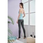 YOGA FLOW Alma Tank - 麻花編織長版上衣 - 冰綠 Ice Jade, , large