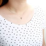 【Angel & Me】Love Hummingbird s925 sterling silver necklace Valentine Day gift, , large