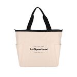 |快速出貨|Lesportsac Large Reversible Pocket Tote 中型雙面托特包 送禮-米白, , large