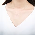 【Angel & Me】愛 蓮花 s925 純銀 厚鍍 18k 玫瑰金 項鍊 生日禮, , large
