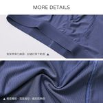 男冰涼四角內褲 男四角褲 冰感內褲 輕透褲 男內褲 平口內褲【旺達棉品】GK-CM1101, 丈青, large