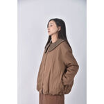 (XL) 邊縫棉質純棉棕色外套二手衣, , large