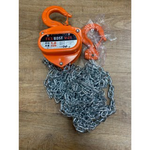 WIN五金 FKS BOST FKS-V21 <1T*3M> 迷你強力型手拉吊車 手動絞盤 手動葫蘆 手搖吊車 手動鍊條吊車 電動吊車, , large