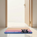 【Monster】 Soft Diatomaceous Earth Printed Mat (58x38cm) &ndash; Sunset Blossoms, , large