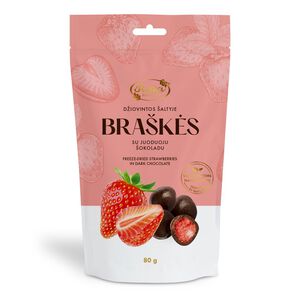 Strawberries in dark chocolate