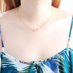 【Angel & Me】愛 無限 s925 純銀 厚鍍14k金 項鍊 情人節 禮物, , large