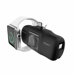 【Timo】ApplePie Watch 3 in 1 Pocket Power Bank (WH Mark)  - Type-C plug / Black, , large