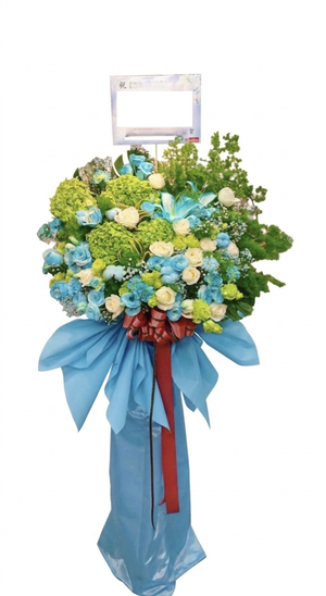 (桑妮亞花坊) 藝術花籃 開幕 喬遷 展覽會場  祝賀
