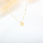 【Angel & Me】愛心 種子 s925 純銀厚鍍 24k 純金 項鍊 生日禮物, , large