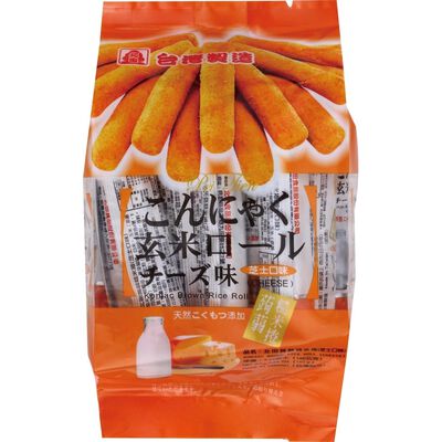[箱購]北田蒟蒻糙米捲(芝士口味)160g克x 12Bag袋