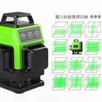 【HILDA】希爾達電動工具 迷你款專業十六線水平儀 室內室外可見強光 綠光自動打線貼地儀, , large