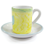 [豐名日本餐具] 濃縮咖啡杯組 手繪幸運草 M-STYLE / C00CS1-35, , large