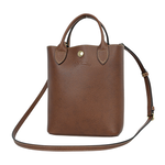 LONGCHAMP Epure XS 牛皮手提/斜背二用迷你托特包/棕色, , large
