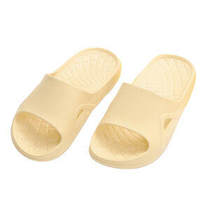 純色休閒防滑拖鞋-黃26
