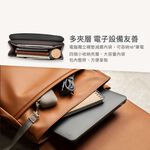 Helios Lite 時尚雙肩後背包-焦糖棕, , large
