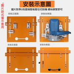 4-inch cutting machine base plate - 4 inches (25*28cm) with 3cm margin, no drilling required., , large