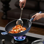 ASD titanium crystal 0 coated wok 32cm, , large