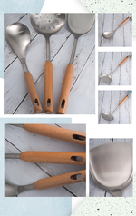 御廚系櫸木柄304不鏽鋼大匙-2入, , large