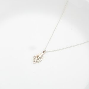 【Angel & Me】Peacock feather Feather s925 sterling silver necklace birthday gift
