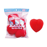J03 Heart-Shaped Multi-Shaped Sponge Balls / 4-pack, , large