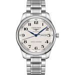 LONGINES 浪琴 Master 巨擘系列機械錶-銀/42mm L29204786, , large