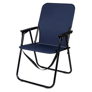 德斯便攜型戶外折疊椅-藍色