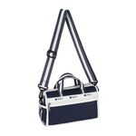 Lesportsac Mini Duffel Crossbody 運動風手提肩背兩用小包/ 條紋海軍藍, , large