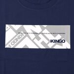 KINGO-大尺碼-男款 圓領T恤-丈青-413128, , large