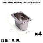 [OONI戶外窯烤爐]食材備料台Pizza Topping Station（備料桌 備料神器 備餐台 沙拉吧 保鮮展示檯 沙拉盒）, , large