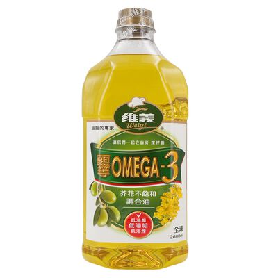 維義頭等Omega3芥花不飽和調和油2.6L