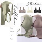 High coverage breast-controlling bra, , large