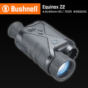 【美國 Bushnell】Equinox Z2 新晝夜系列 4.5x40mm 數位日夜兩用紅外線單眼夜視鏡 260240