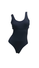 QXHEE.T.Made in Taiwan. Boxer vest swimsuit, , large