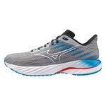 Mizuno Inspire 男 慢跑鞋 彈力 支撐 緩震 灰 藍 [J1GC254410], , large